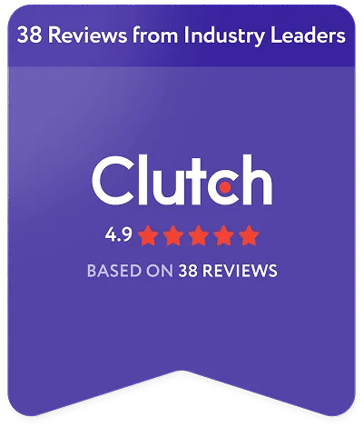 38 Reviews from Industry Leaders — Clutch 4.9